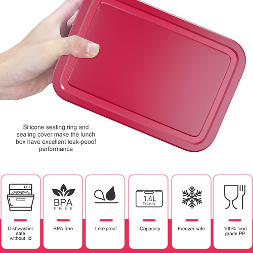 Lonchera Bento Para Niños, Lonchera Bento A Prueba De Fugas