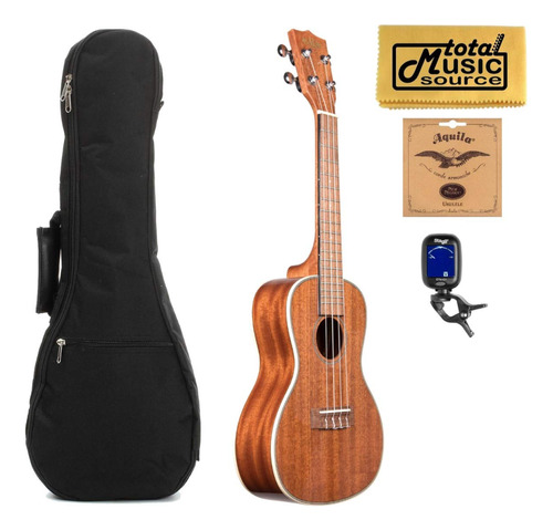 Kala Ka-cg Ukelele Concierto Caoba Brillante Incluye Bolsa