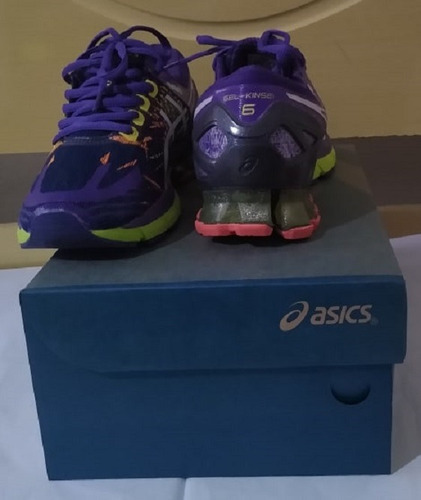 Tenis Asics Kinsei 6 Roxo E Verde Nº38 Original Na Caixa!!!!