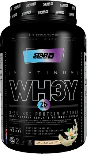 Proteina Whey 3 X 2lb Star Nutrition Aislada Hidrolizada Sabor Chocolate