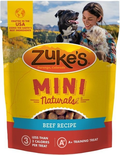 Zuke's  Mini Naturals Beef Recipe Dog Treats, 16-oz Bag