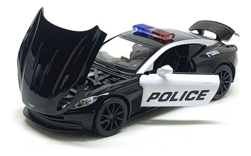 Aston Martin Db11 Amr Miniatura Metal Coches De Policía 1:32