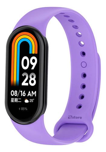 Correa Compatible Con Xiaomi Mi Band 8 Lila