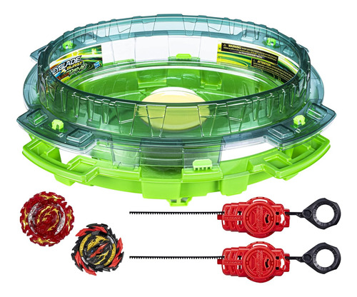 Conjunto Beyblade Burst Quaddrive Interstellar Drop Battle,