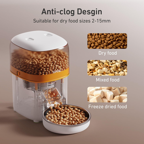Yuposl Comederos Automáticos Para Gatos Dispensador De