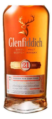Whisky Glenfiddich Single Malt 21 Años 750 Ml
