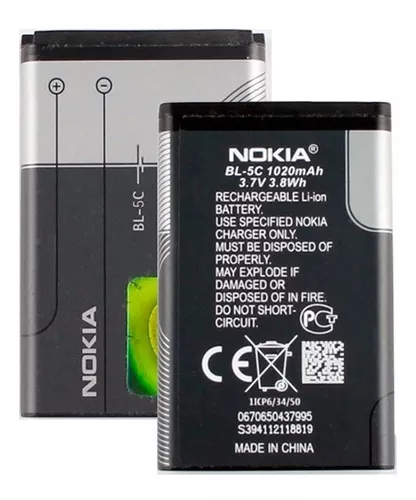 Bateria Nokia Bl-5c 100% Nuevas 30 Días De Garantia