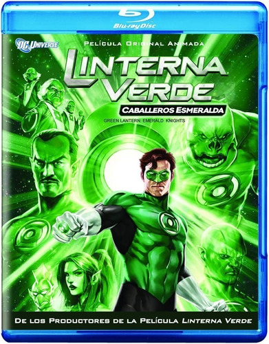 Blu Ray Warner Dc Comics Linterna Verde Caballeros Esmeralda