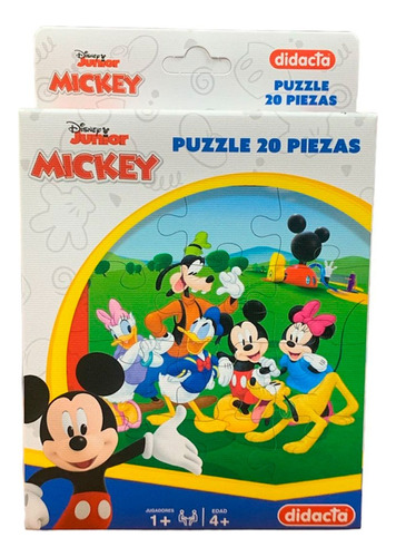 Puzzle Mickey 20 Piezas Didacta - Vamos A Jugar