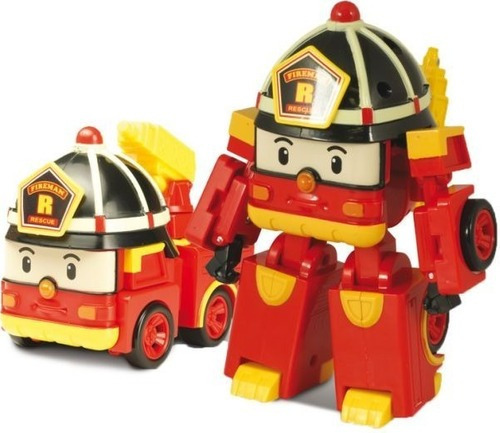 Imagen 1 de 2 de Robocar Poli Roy Vehículo Transformable 83170