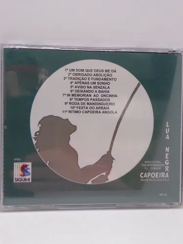 Mestre Paulo Lima Lua Negra Capoeira Cd Nuevo