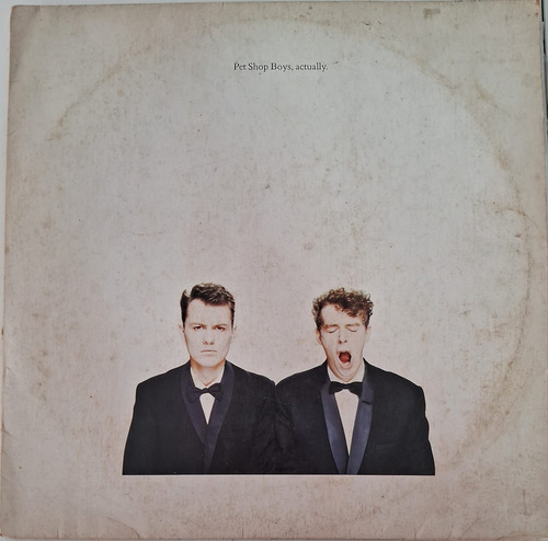 Lp Pet Shop Boys Actually (com Encarte) (Usado)
