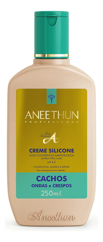 Aneethun Creme De Silicone Cachos Linha A De 250ml 250g