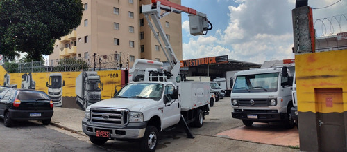 Ford F-4000 Modelo 2018 Com Cesto Aéreo Linha Viva
