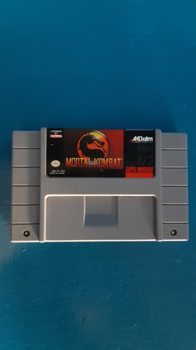 Mortal Kombat Para Super Nintendo Snes Original