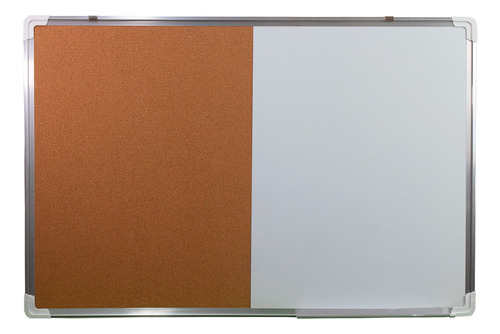 Pizarron Doble Blanco Y Corcho 60x90cm Oficina