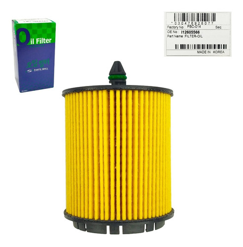 Imagen 2 de 7 de Filtro Aceite Chevrolet Orlando 2.4 Astra 2.2 Original