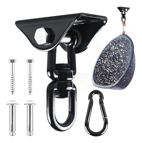Kit Para Colgar Hamaca Giratoria De 360°, Ganchos Para Techo