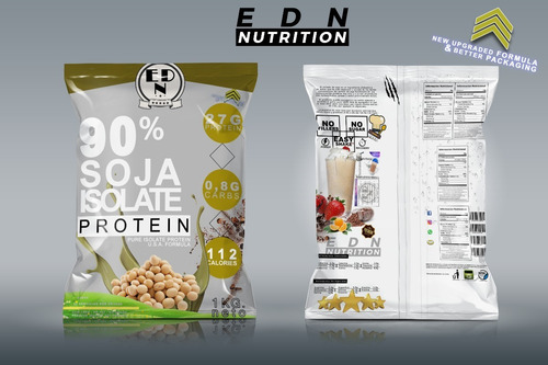 Proteina Aislada De Soja 90% Sabores 1 Kg Usa Importada