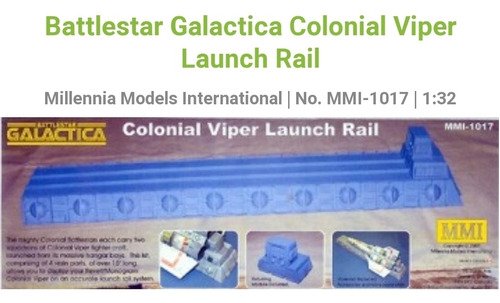 Battlestar Galactica Colonial Viper - Rampa De Lançamento A1