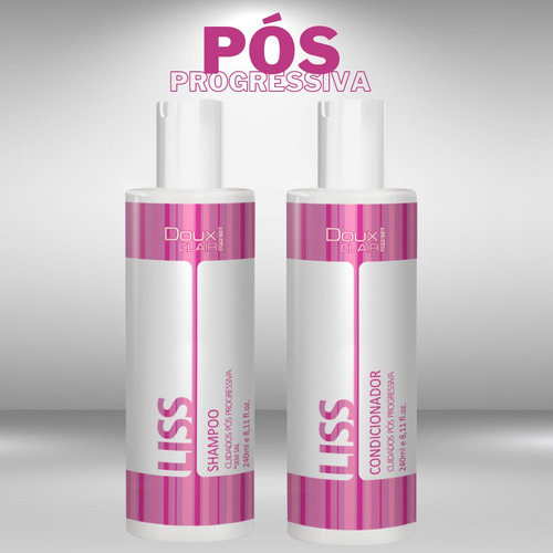 Shampoo No Frizz Pós Progressiva Manutenção Liso Doux Clair