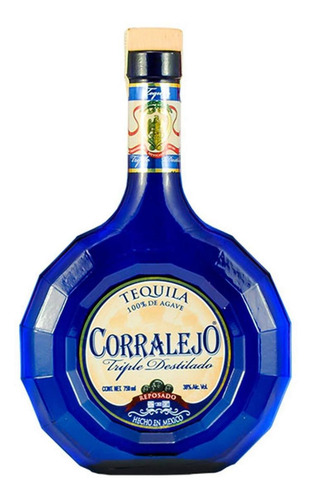 Caja De 6 Tequila Corralejo Triple Destilado 750 Ml
