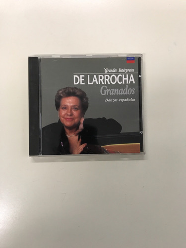 De Larrocha Granados Danzas Españolas Cd Decca 1982 