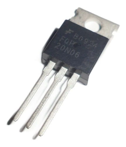 Fqp20n06 Mosfet 60v N-ch 20a (to-220) Metalico Pack (2 Unds)