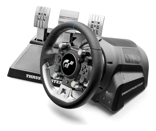 Volante De Carreras Force Feedback Compatible Con Ps5 Ps4 Y