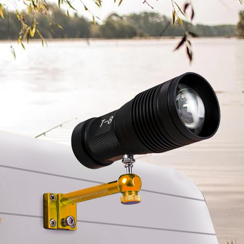 Soporte De Luz De Pesca Nocturna Soporte De Para Caja Dorada