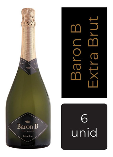 Champagne Baron B Extra Brut 750 Ml X 6 Unidades Mp Drinks 