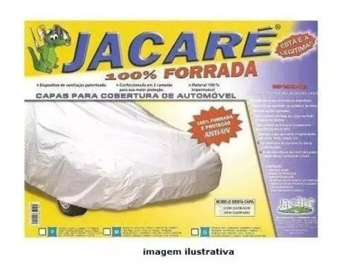 Capa Jacaré 100% Forrada , Opala,azera,s10,hylux Cab Simples