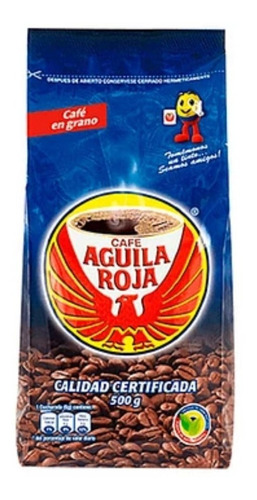 Café Águila Roja 500gr En Grano Colombiano Premium Coffee 