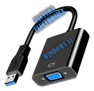 Cable Adaptador Convertidor De Usb 3.0 A Vga