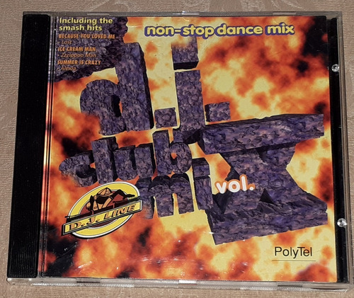 Cd D.j. Club Mix Vol. 10 Flash House Dance 1996