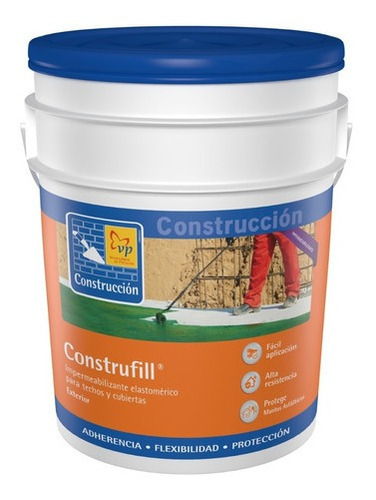 Pintura Impermeable Para Techos Construfill 5 Galones Verde