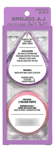 Set 2 Esponjas Maquillaje Fluff Puffs L.a Colors