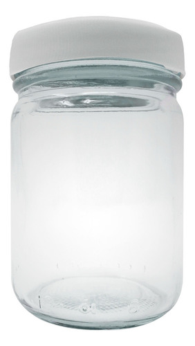 Frasco Conservas 125 Ml 6 Pz Tapa Plastica