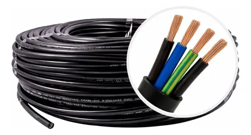 Cabo Comando Flexível Reforçado Pp 4x1,5mm Rolo com 20 Metro - foto 1