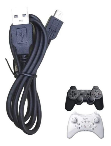 Cable De Carga Compatible Con Control Ps3 O Wii U