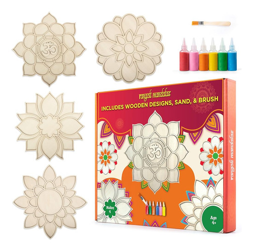 Ryri Rangoli Mandala Sand Art Kit - Crea Un Hermoso Arte Con