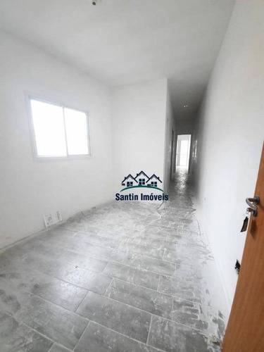 Cobertura Com 2 Quartos,, Sala, Cozinha, Vaga Coberta Com Planejados À Venda, 90 M² Por R$ 279.000 - Vila Guiomar - Santo André/sp - Co0349