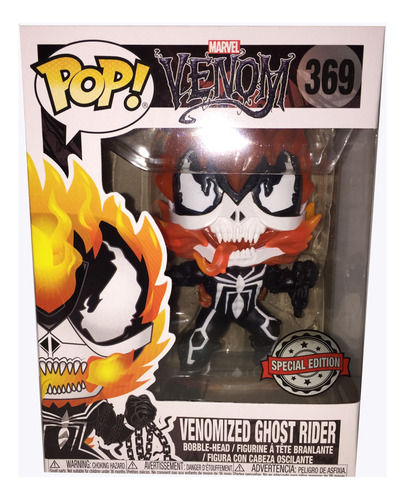 Funko Pop Marvel Venom Venomized Ghost Rider Special Edition