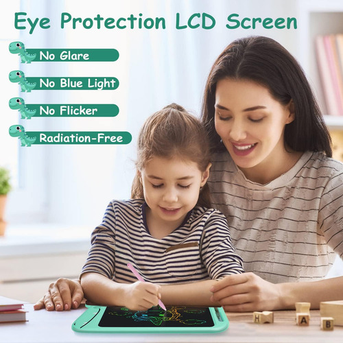 Tableta De Escritura Lcd Para Niños, Diseño De 10 Colores