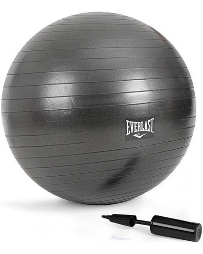 Pelota Pilates Everlast 65cm Fitness Yoga +inflador - El Rey