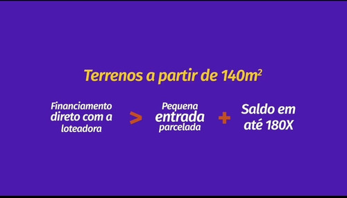 Vilas Do Rio Loteamento Aberto 140m2 Final Da Rui Rodrigues(entrada Zero) - 2947017541 - 34703176