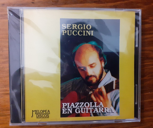 Sergio Puccini Piazzolla En Guitarra Cd Argentino #3483