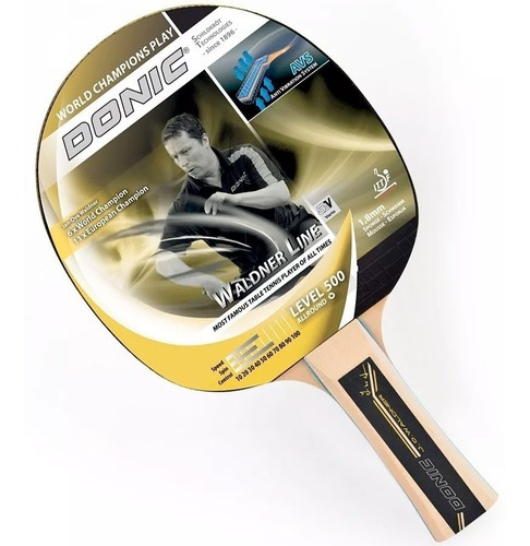 Paleta De Ping Pong Tenis De Mesa Donic Waldner 500 Ittf Avs