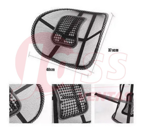 Soporte Lumbar Ergonomico Respaldo Para Auto Silla Oficina