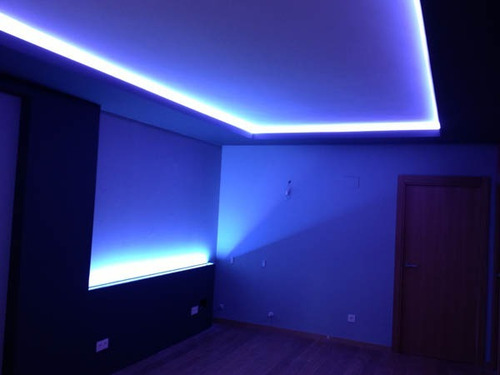 Imagen 2 de 10 de Tira Led Rgb 3528 5m Siliconadas Exterior + Fuente + Control
